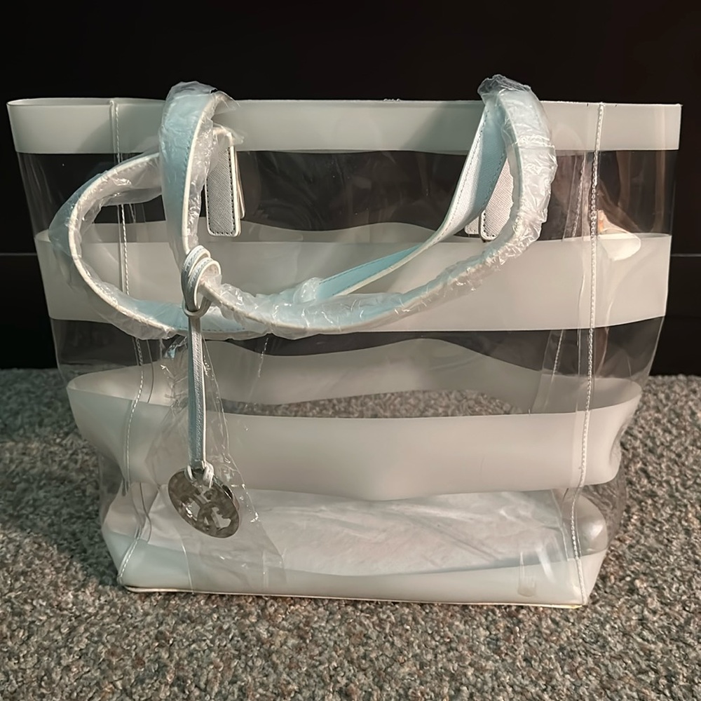 Clear plastic In N Out Bag